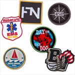 ADP100200  2 Custom Imprinted Embroidered Patch
